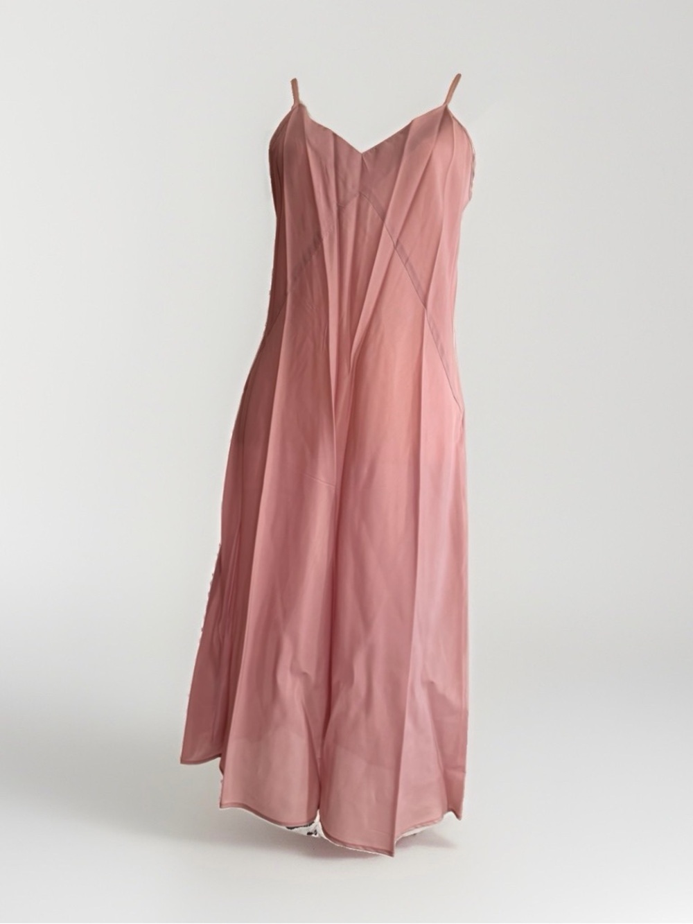 VTG Deadstock Ursula of Switzerland Rose-Pink Maxi Slip Dress